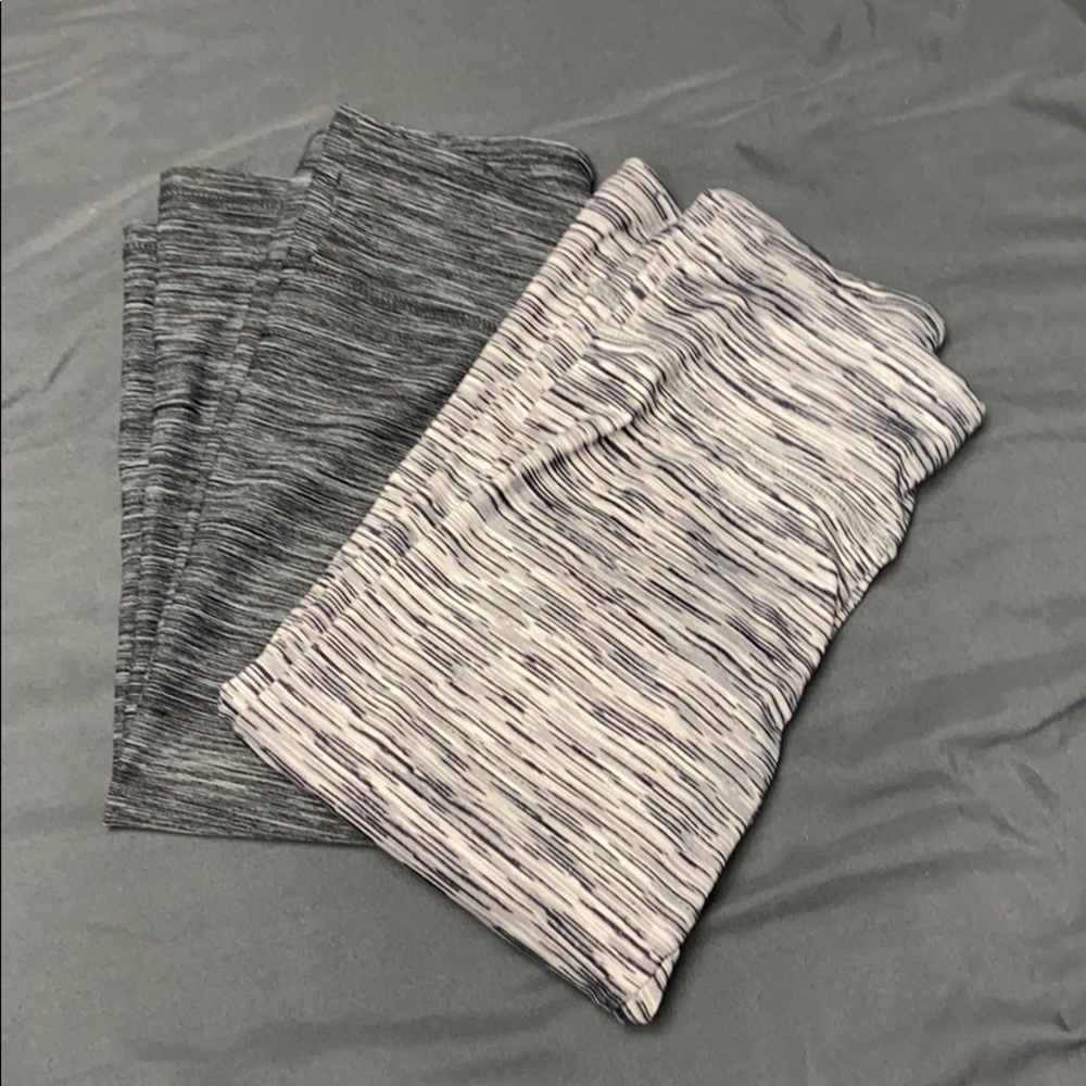 2 pairs of justice leggings